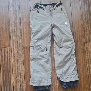 Bonfire Dawn Khaki Snowpants Womens Medium
